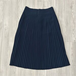 J crew plated high waisted midi skirt
